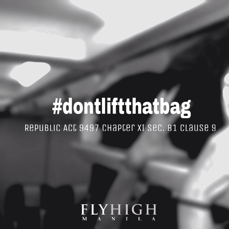 dont lift that bag