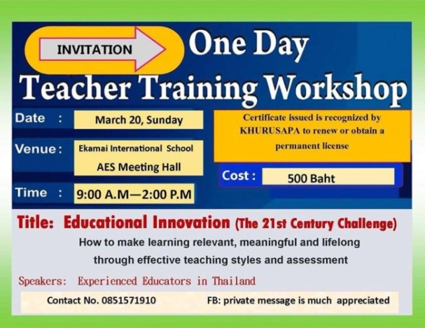Teacher Training in Thailand