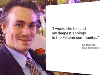 pinoy thaiyo craig thompson apologizes to filipino community