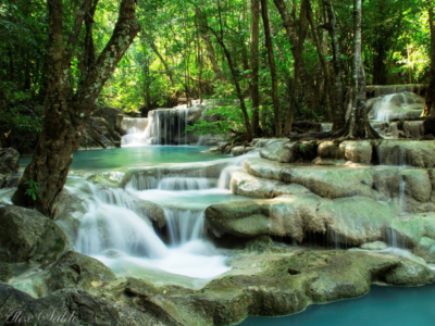 pinoy thaiyo erawan waterfalls kanchanaburi alex salde