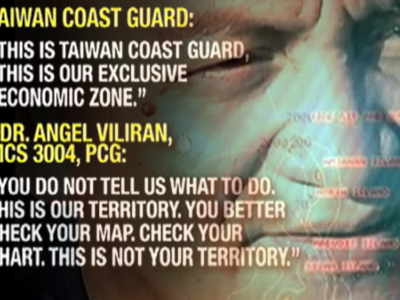 Philippine Coast Guard and Taiwanese Coast Guard Standoff2