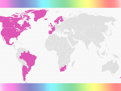 countries with same-sex marriage legalized map