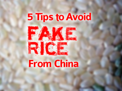 five tips to avoid fake rice from china