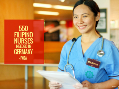 550 Filipino Nurses Needed in Germany