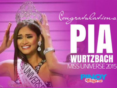 Miss Universe 2015 Pia Wurtzbach - Pinoy Thaiyo