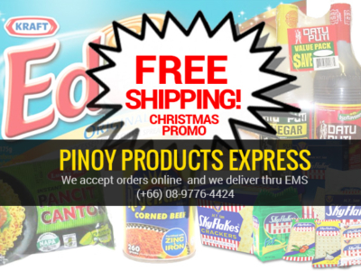 Pinoy Products Express free shipping christmas - Pinoy Thaiyo