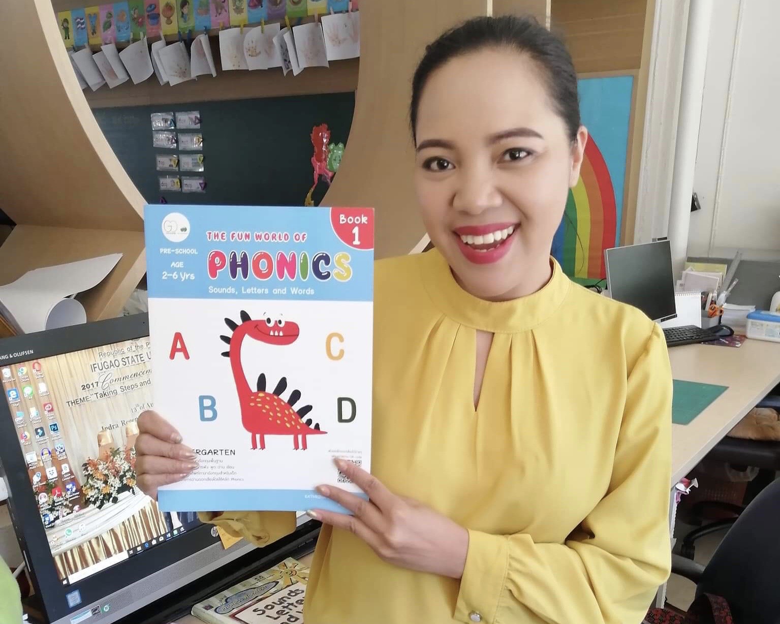 Pinay Teacher At Satit Chula Authors Phonics Books Pinoy Thaiyo
