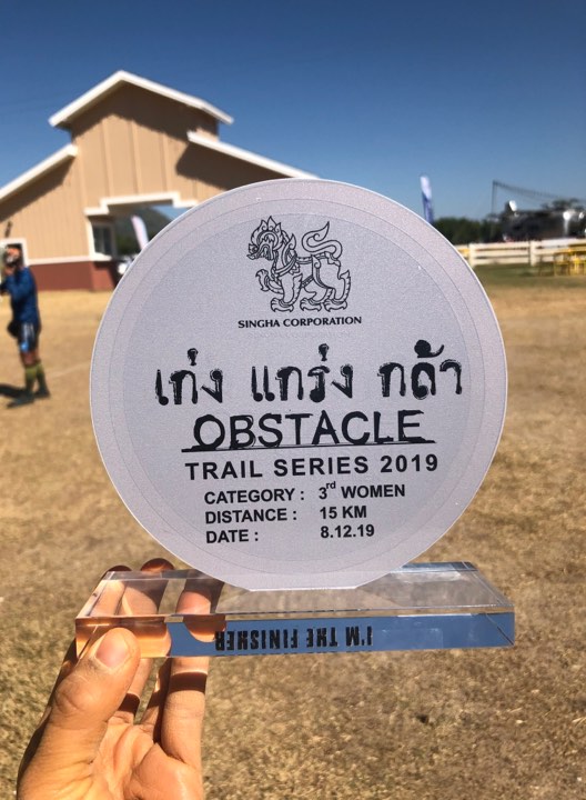 Pinay Wins 3rd Place Overall in the Singha Obstacle Run 2019