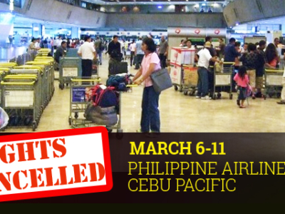 Cancelled Flights PAL Cebu Pacific