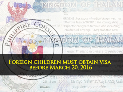 Foreign children visa march 20