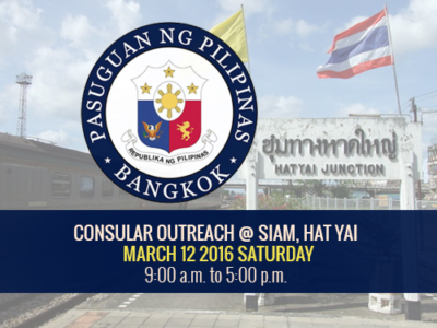 PHL Embassy consular activity in Hat Yai
