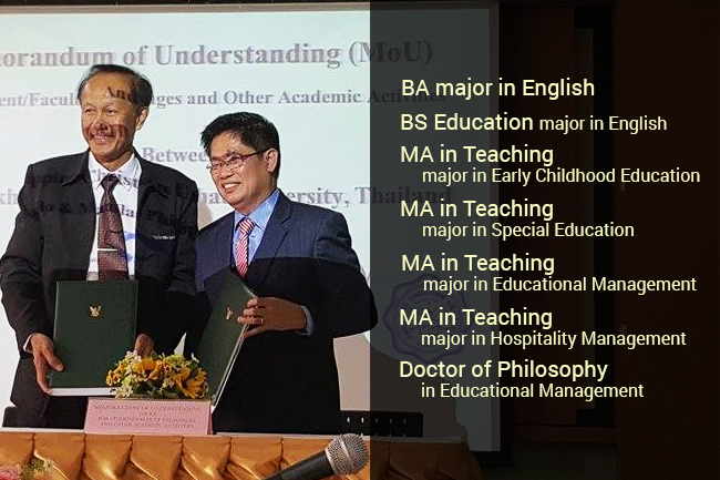 SRIA-PCU partnership with Nakhon Pathom Rajabhat University