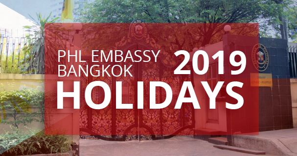 philippine embassy bangkok holidays 2019